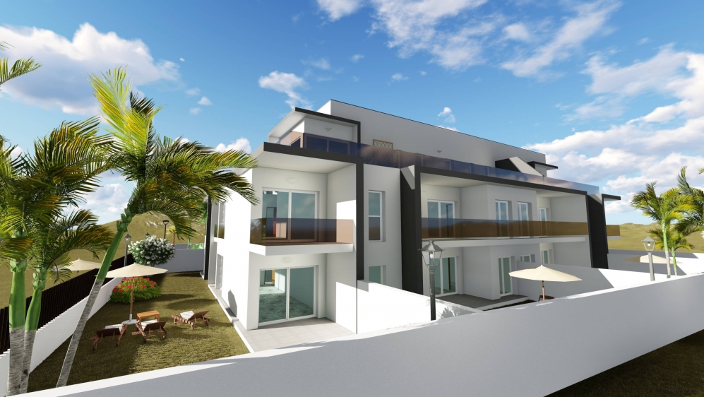 New build modern apartments for sale close to Talamanca beach and Marina Botafoch