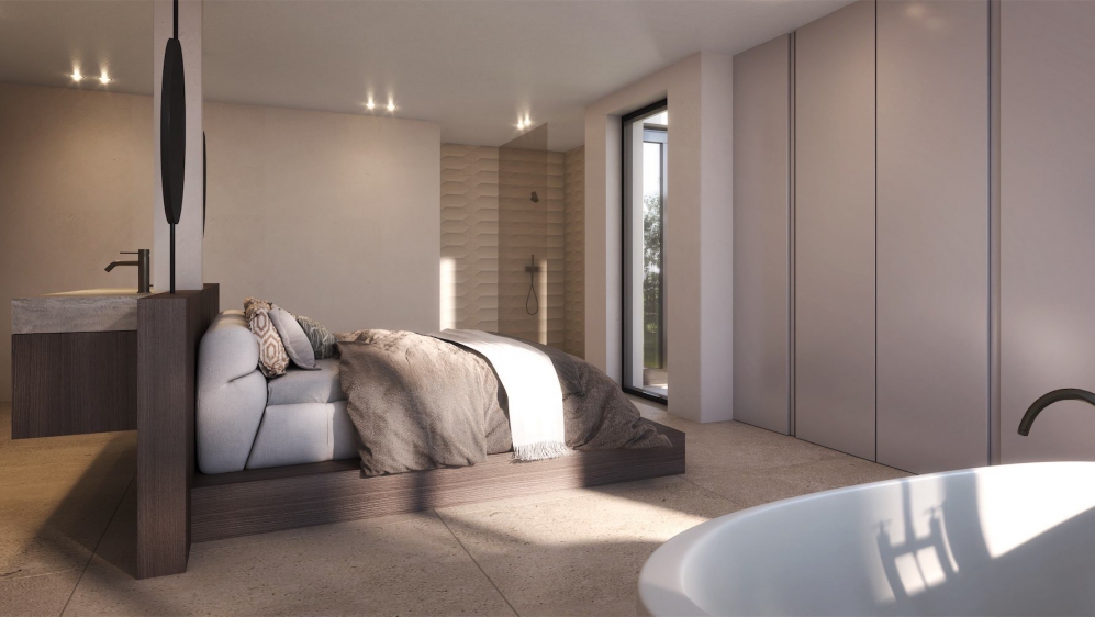 Stunning Ibiza Style Villa Under Construction on a Large Plot near Santa Gertrudis