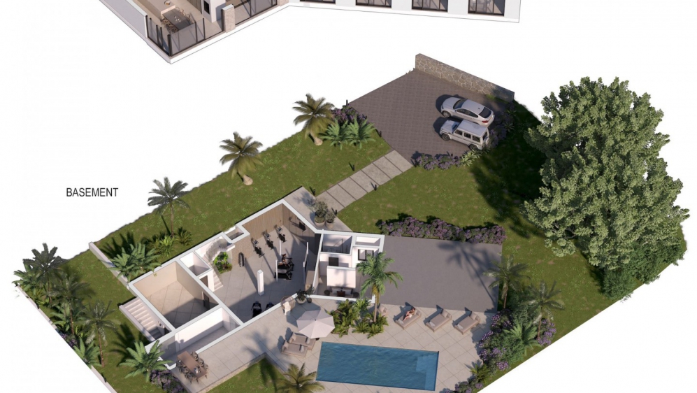 Stunning Ibiza Style Villa Under Construction on a Large Plot near Santa Gertrudis