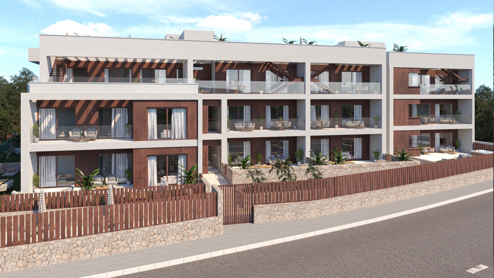 Luxury modern new-build apartments within short walking distance of Santa Eulalia Beach