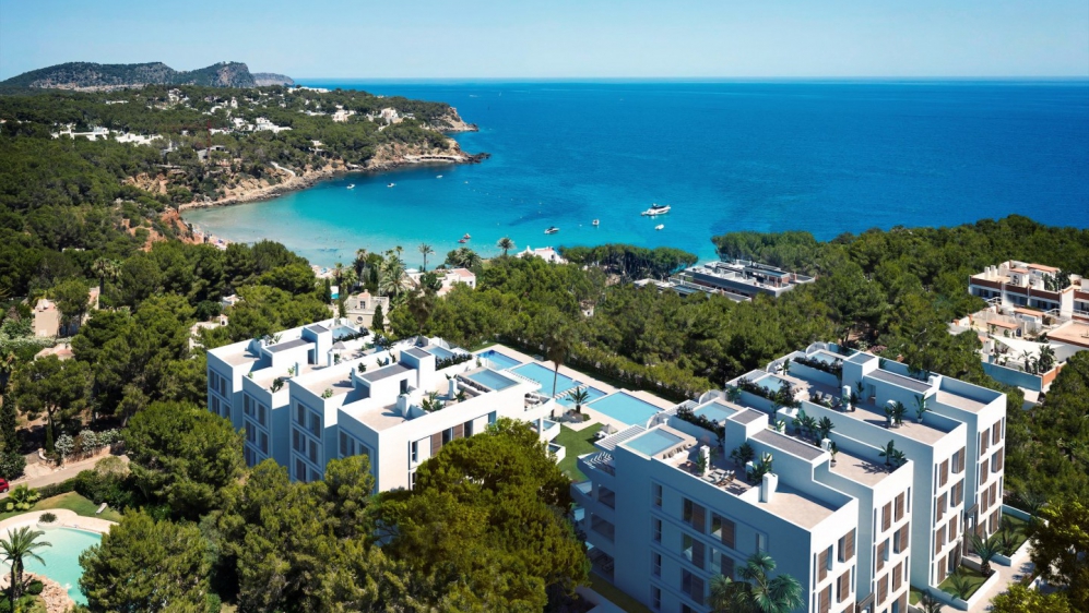 Spectaculair nieuw penthouse bij het strand met super zeezicht en dakterras met privé zwembad