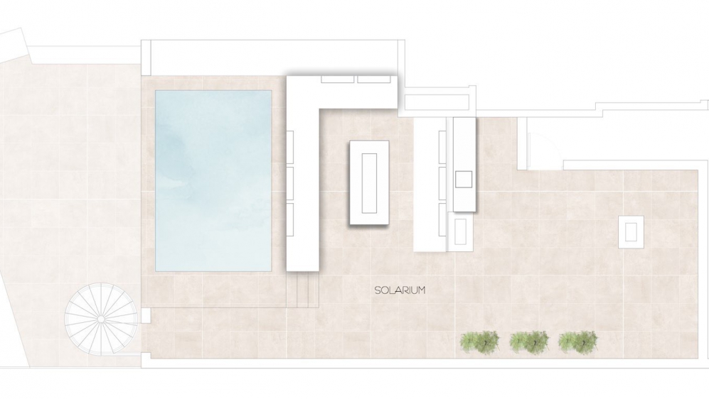Spectaculair nieuw penthouse bij het strand met super zeezicht en dakterras met privé zwembad