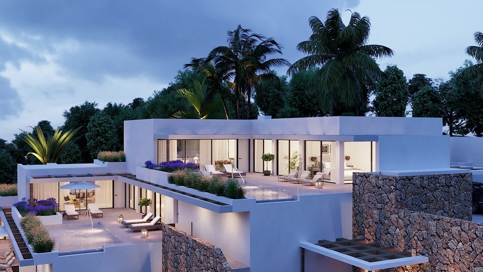 Stunning high tech design villa with amazing views of Es Vedra