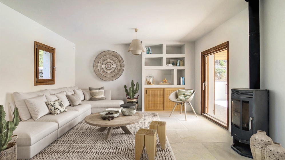 Super charmante en volledig gerenoveerde Ibiza stijl villa op groot perceel dichtbij alle voorzieningen