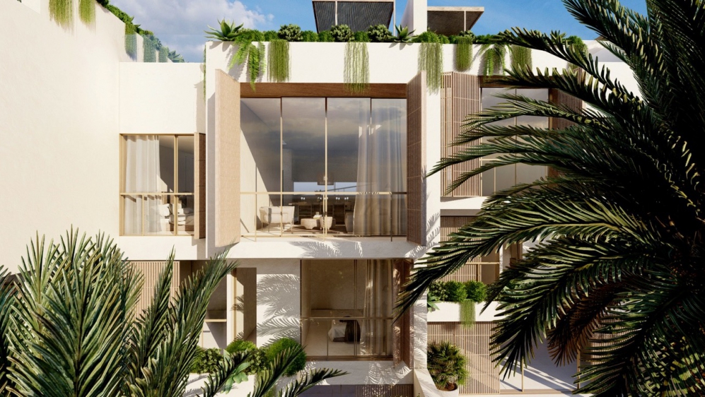 Amazing new build sea view apartment with private pool in prime location Talamanca