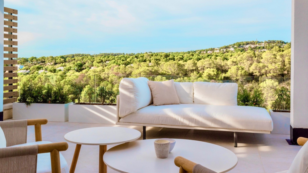 Luxe nieuwbouw Ibiza villa's met zeezicht op loopafstand van het strand
