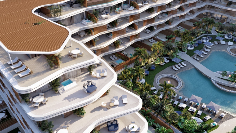 Iconic high end designer apartments with 5* hotelservices just 100 m from the marina