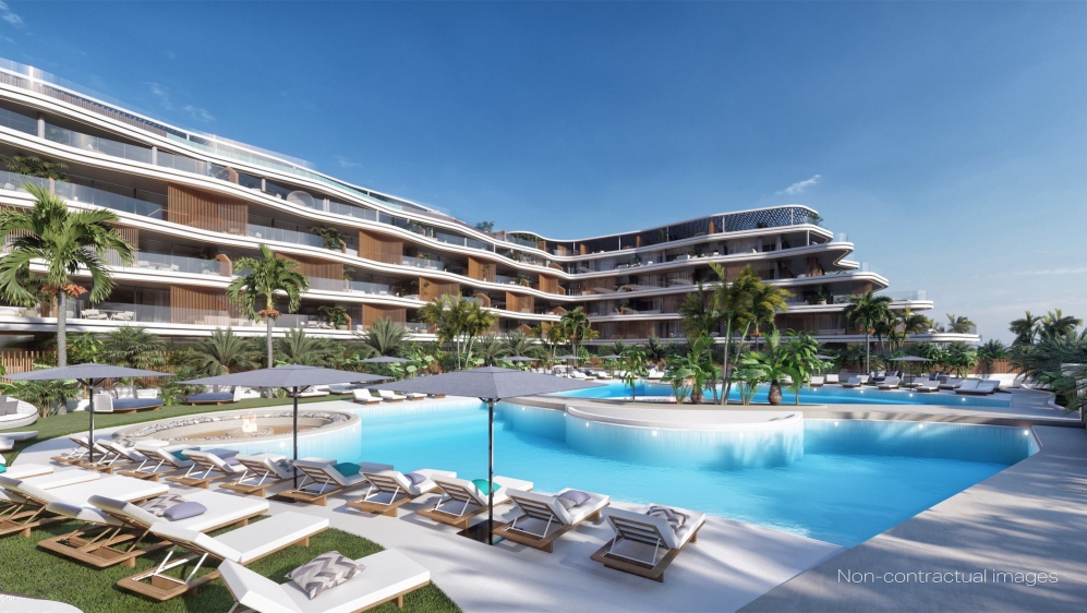 Iconic high end designer apartments with 5* hotelservices just 100 m from the marina