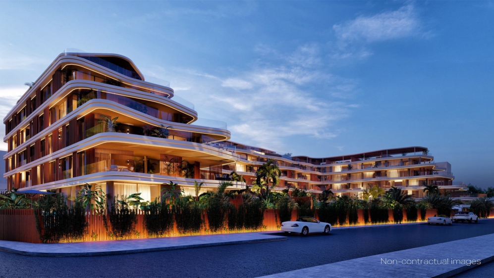 Iconic high end designer apartments with 5* hotelservices just 100 m from the marina