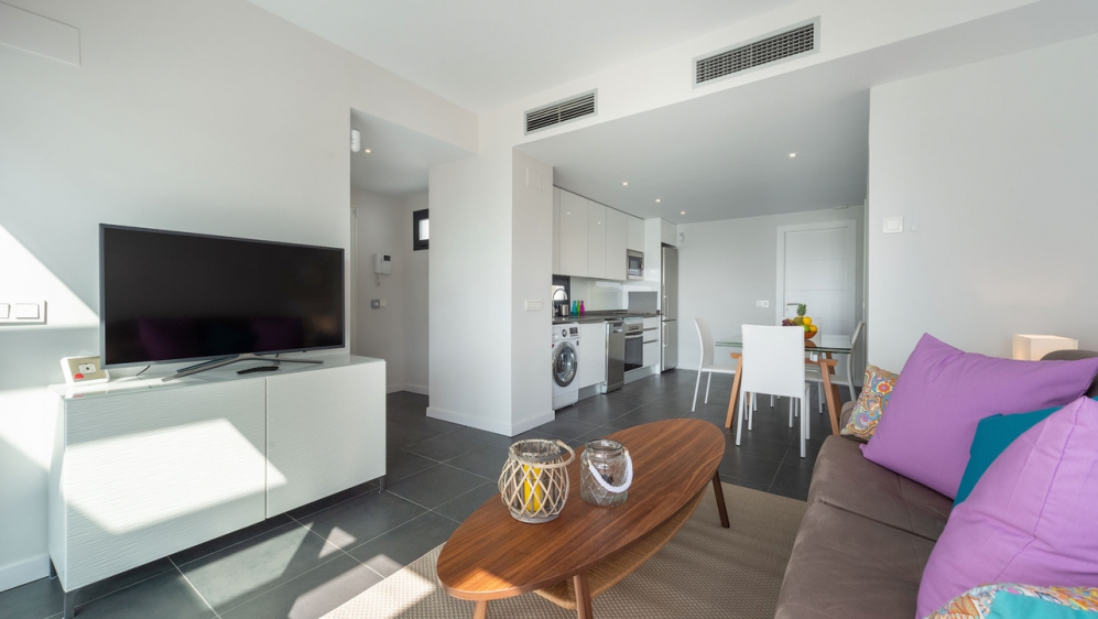 Schitterend 1 slk penthouse met dakterras en jacuzzi direct aan het strand
