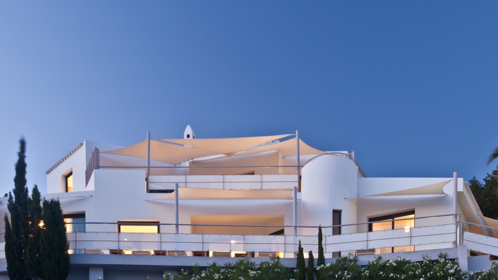 Stunning Ibiza villa with spectulair frontline sea views and touristic license near Es Cubells