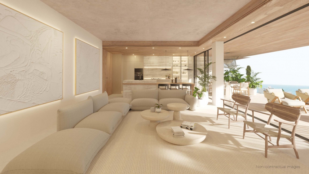 Luxurious Waterfront 2 bed  corner apartement in the marina of Santa Eulalia