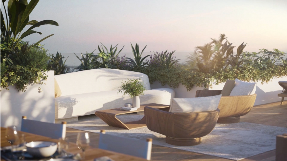 Luxurious Waterfront 2 bed  corner apartement in the marina of Santa Eulalia