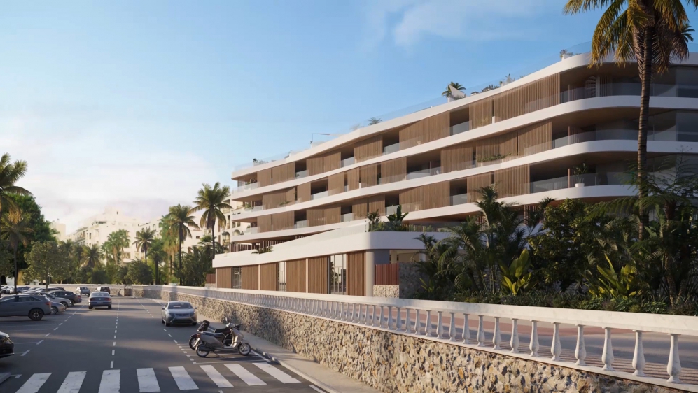 Luxurious Waterfront 2 bed  corner apartement in the marina of Santa Eulalia