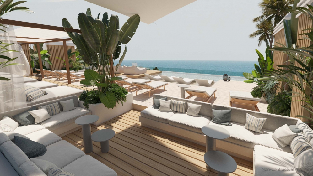 Schitterend high tech design ibiza penthouse in de jachthaven met fenomenaal zeezicht 