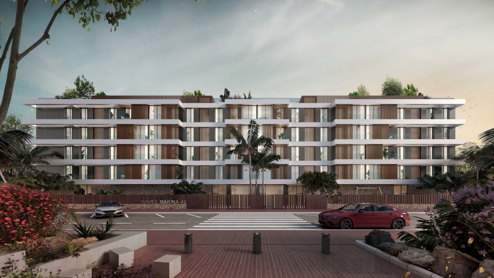 Exclusief nieuwbouwproject frontline jachthaven Santa Eulalia - laatste units nu beschikbaar!!