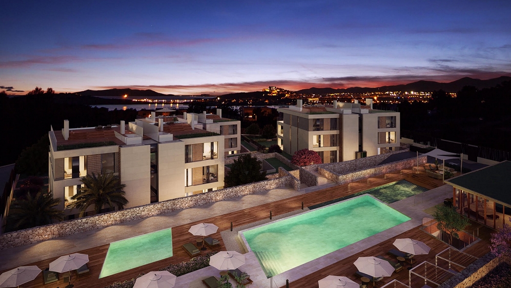 Ultra luxe design appartementen en penthouses met 5* hotelservices op toplocatie Ibiza