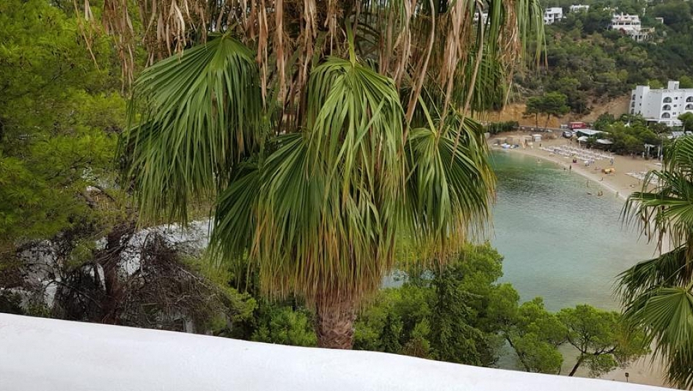 Fully renovated townhouse overlooking the bay and beach of Cala Vadella