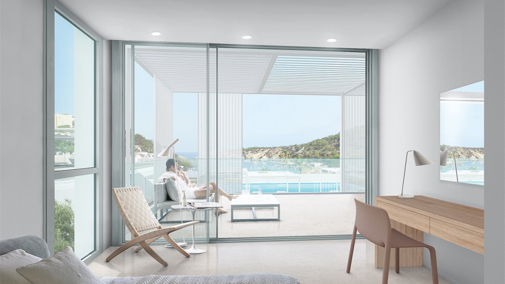 Stunning new build designer apartements next to the beach in Cala Vadella