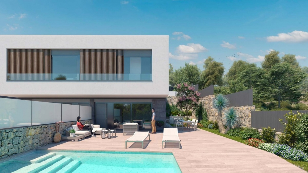 Moderne nieuwbouw villa's te koop in Talamanca