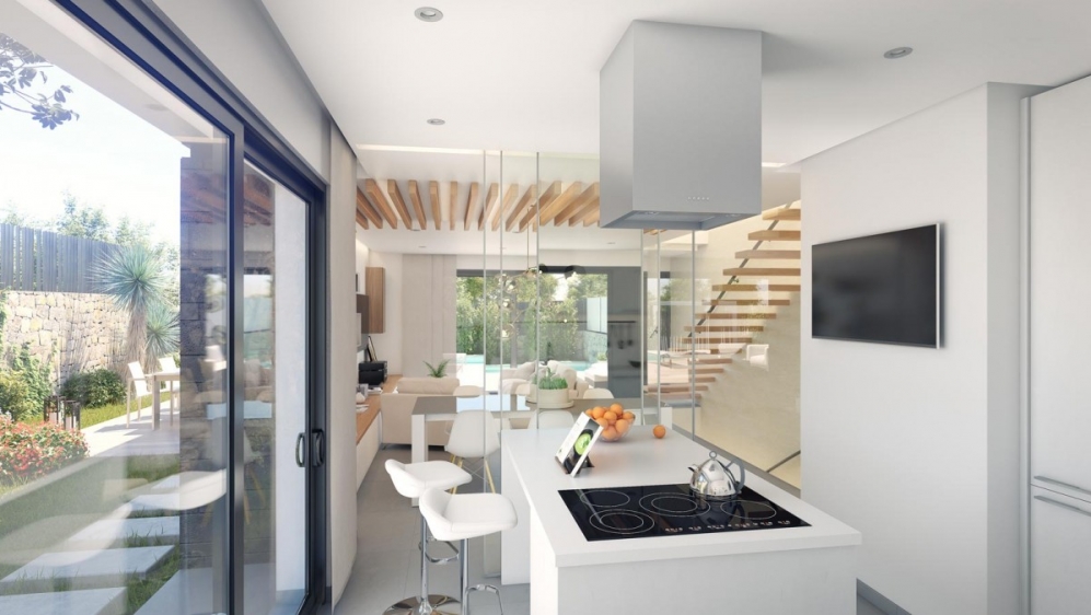 Moderne nieuwbouw villa's te koop in Talamanca