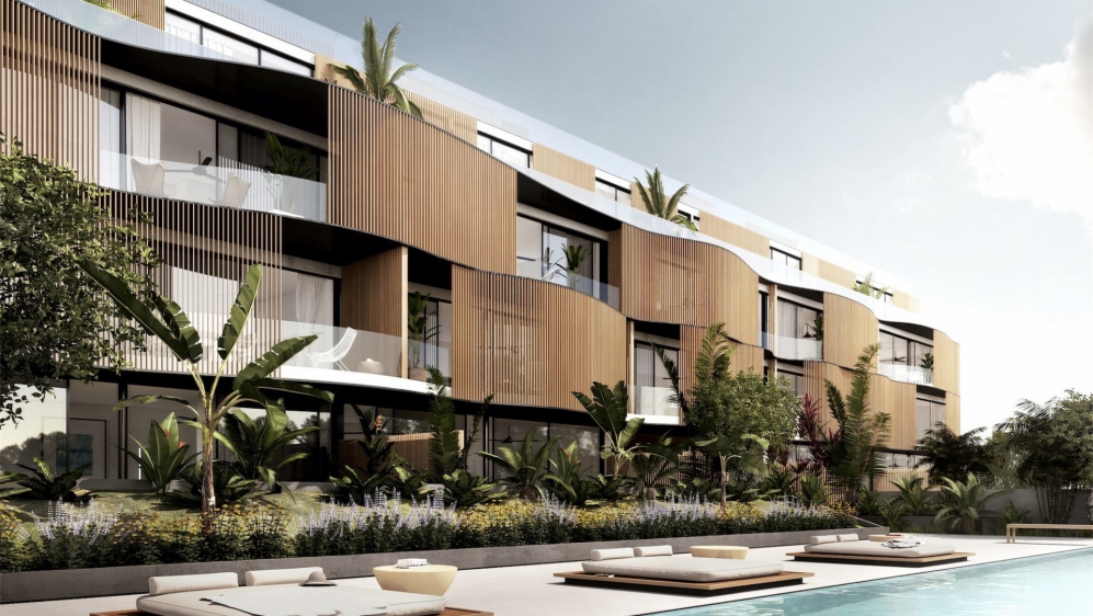 High tech designer apartments in Talamanca at walking distance to the beach