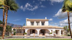luxury new-build finca in Mediterranean style on large plot with panoramic views