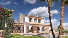 luxury new-build finca in Mediterranean style on large plot with panoramic views