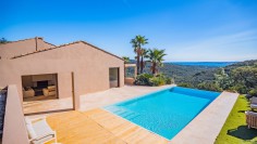 Stunning Modern Provençal Villa in Secure Estate with Breathtaking Sea Views