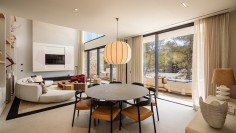 Luxury Ibiza villas within private and guarded estate overlooking the Roca Llisa Golf course