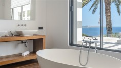Amazing contemporary Ibiza style villa in Es Cubells with breathtaking views of the sea and Formentera