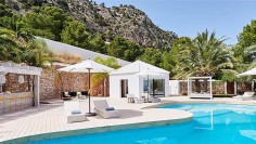 Amazing contemporary Ibiza style villa in Es Cubells with breathtaking views of the sea and Formentera