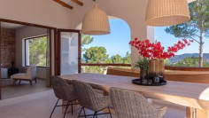 Charming Renovated Ibiza-Style Villa with Stunning Views near the islands' best beaches