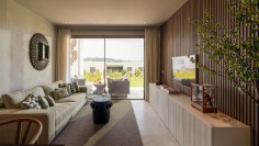 Modern en stijlvol Ibiza appartement in luxe complex aan zee voor interessante prijs!