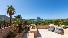 Luxury apartment with expansive terrace and breathtaking Es Vedrà views