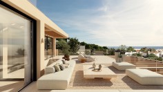 Stunning high-tech Ibiza-style villas with sea views very close to the marina and town center.