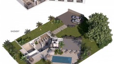 Stunning Ibiza Style Villa Under Construction on a Large Plot near Santa Gertrudis