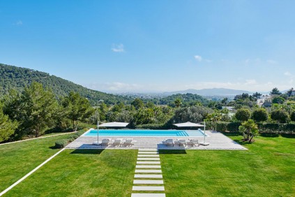 Stunning high end villa with amazing sea views close to Ibiza town