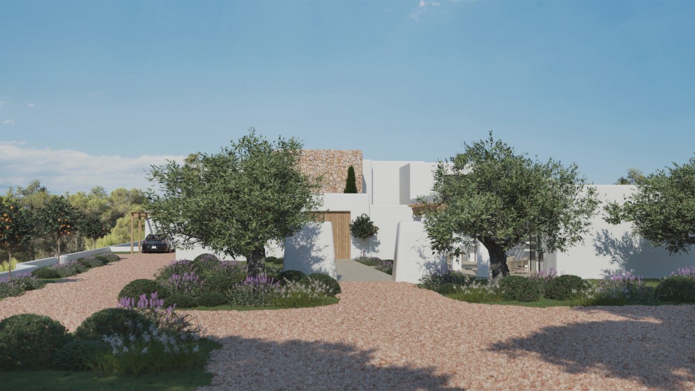 Unique and stunning sea front villa with granted building license for Blakstad reform project