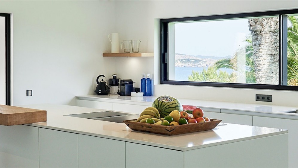 Amazing contemporary Ibiza style villa in Es Cubells with breathtaking views of the sea and Formentera