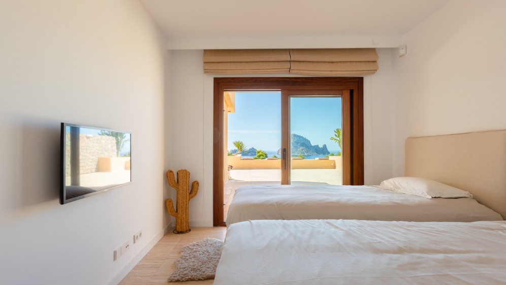 Luxury apartment with expansive terrace and breathtaking Es Vedrà views