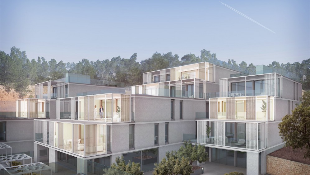 Stunning new build designer apartements next to the beach in Cala Vadella